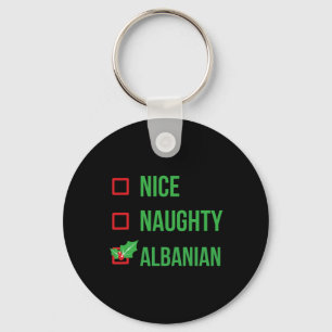 Llavero Navidades albaneses graciosos de Albania Pajama 1