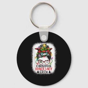 Llavero Navidades Almuerzo Dama Crew Messy Bun Women Chris