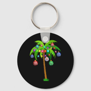 Llavero Navidades alumbran palmeras divertidas Hawaii Beac