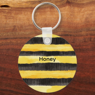 Llavero Navidades Amarillos de Oro Negro de Honey Bee