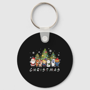 Llavero Navidades amigos Santa Rudolph Familia Snowman Xma