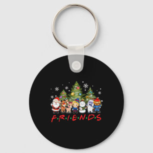Llavero Navidades amigos Santa Rudolph Familia Snowman Xma