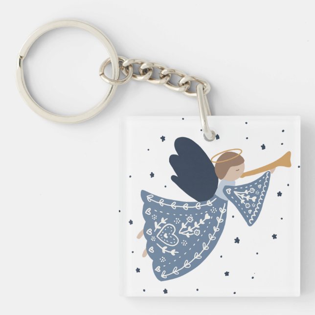 Llavero Navidades Ángel Paz en Festividad de la Tierra (Frente)