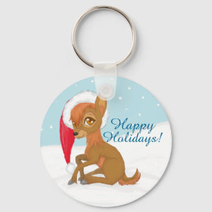 Llavero Navidades bebés renos