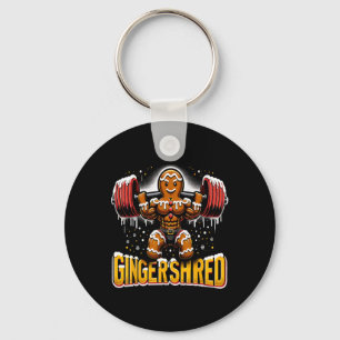 Llavero Navidades Bodybuilding Gingershred Funny Gingerbre