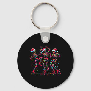 Llavero Navidades campesinos bailando esqueleto divertidos