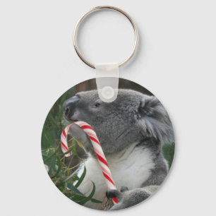 Llavero Navidades Candy Cane Koala