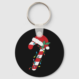 Llavero Navidades Candy Cane Santa Xmas Niños Pequeños Jóv
