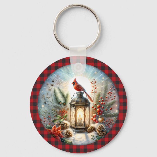 Llavero Navidades Cardenal recuerda a una linterna querida (Anverso)