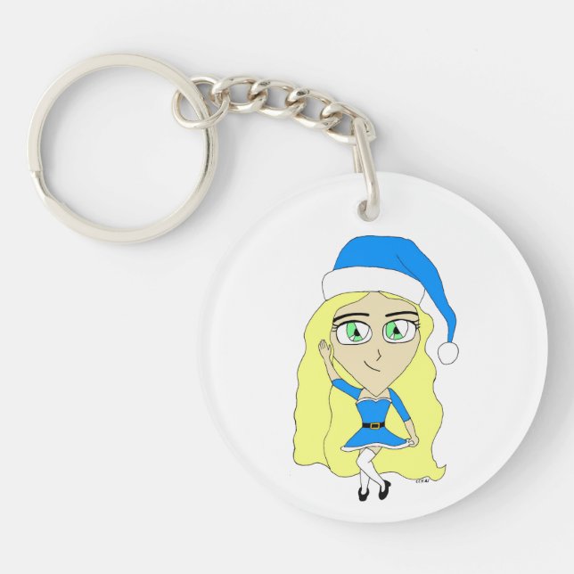 Llavero Navidades chibi (Frente)