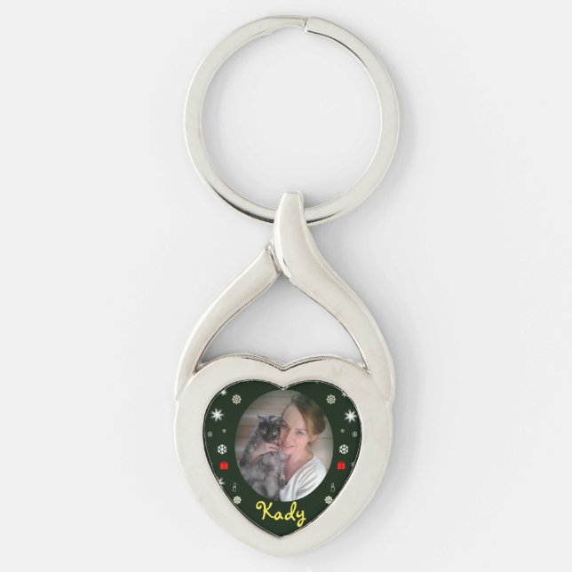 Llavero Navidades con Keychain Mascota por RoseWrites (Anverso)