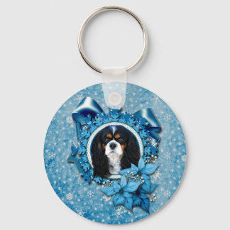 Llavero Navidades - Copos de nieve azules - Cavaliers