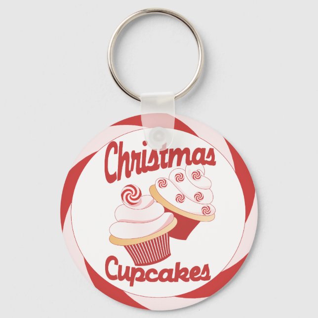 Llavero Navidades Cupcakes (Anverso)