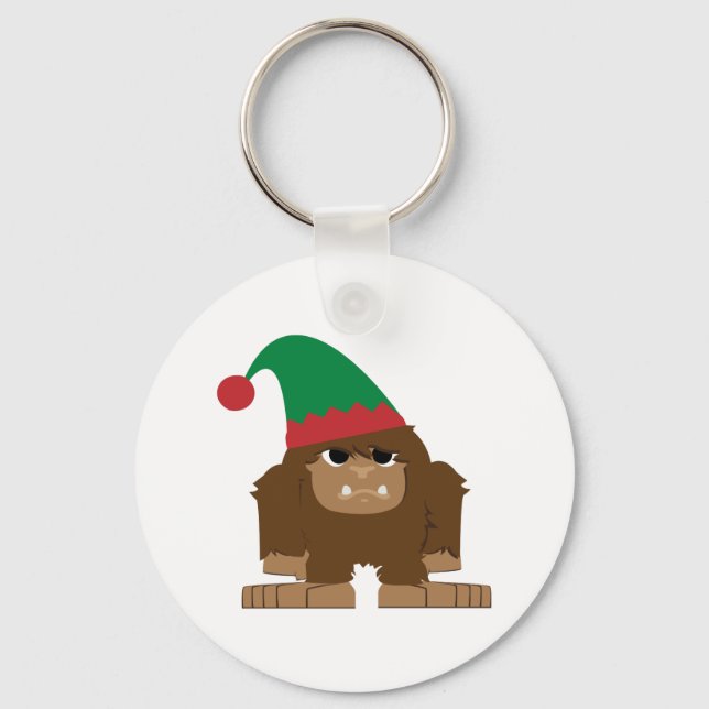 Llavero Navidades Cute Sasquatch Elf (Anverso)