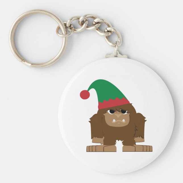 Llavero Navidades Cute Sasquatch Elf (Frente)