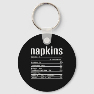 Llavero Navidades de Acción de Gracias Napkins Nutrition F