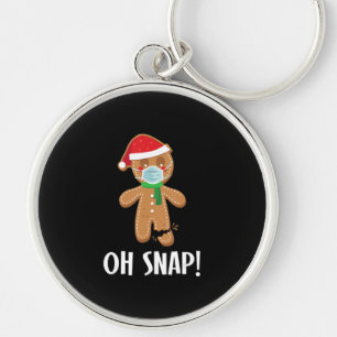 Llavero Navidades de ajuste Ginger Bread Man Mask Holiday