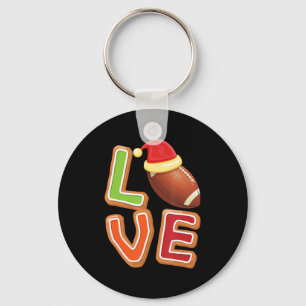 Llavero Navidades de amor al fútbol adoran a deportista na