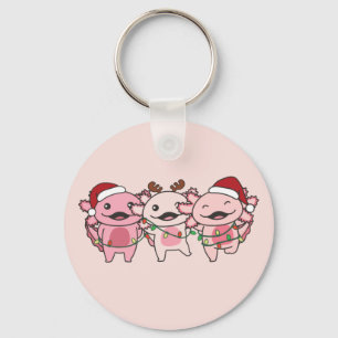 Llavero Navidades de Axolotl Navidades Animales Dulces Axo