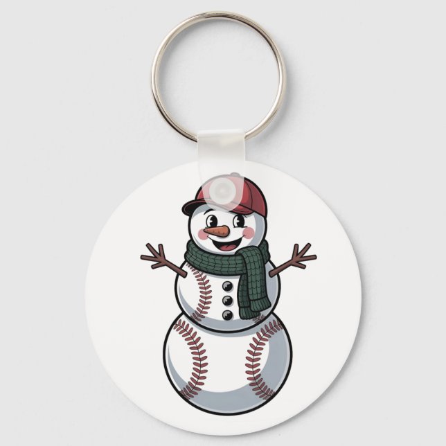 Llavero Navidades de Béisbol de Snowden (Anverso)