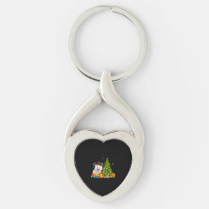 Llavero Navidades de Bichon Frise Perro Lover Xmas Santa