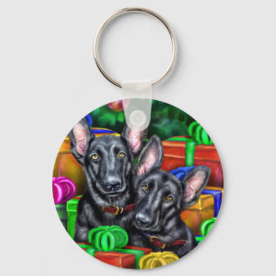 Llavero Navidades de Blk de Shepherd Open Gifts de Alemani