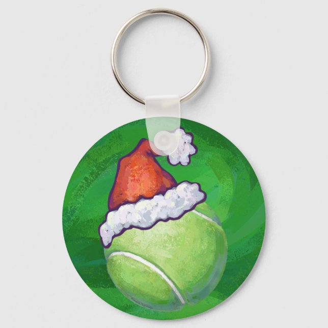 Llavero Navidades de bolas de tenis Green (Anverso)
