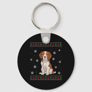Llavero Navidades de Bretaña Español Sweater Xmas Mascota