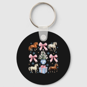 Llavero Navidades de caballos Coquette Bow