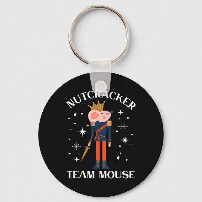 Llavero Navidades de cazatalentos de Team Mouse bailan un  (Anverso)