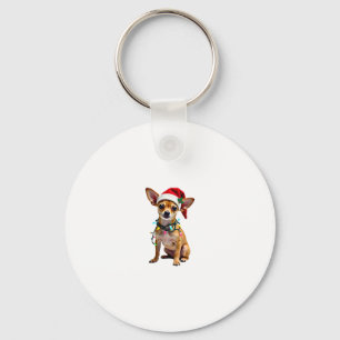 Llavero Navidades de Chihuahua Perro Perro Sueño X