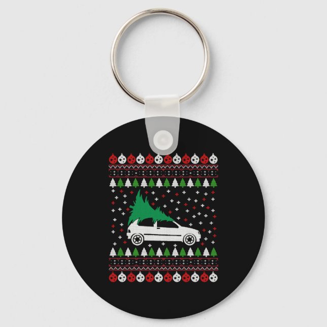 Llavero Navidades de coches (Anverso)