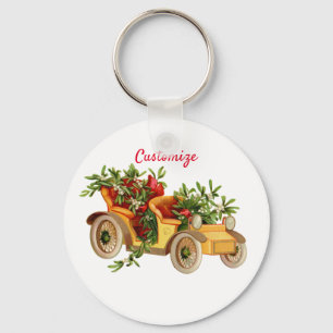 Llavero Navidades de coches de época Mistletoe Thunder_Co
