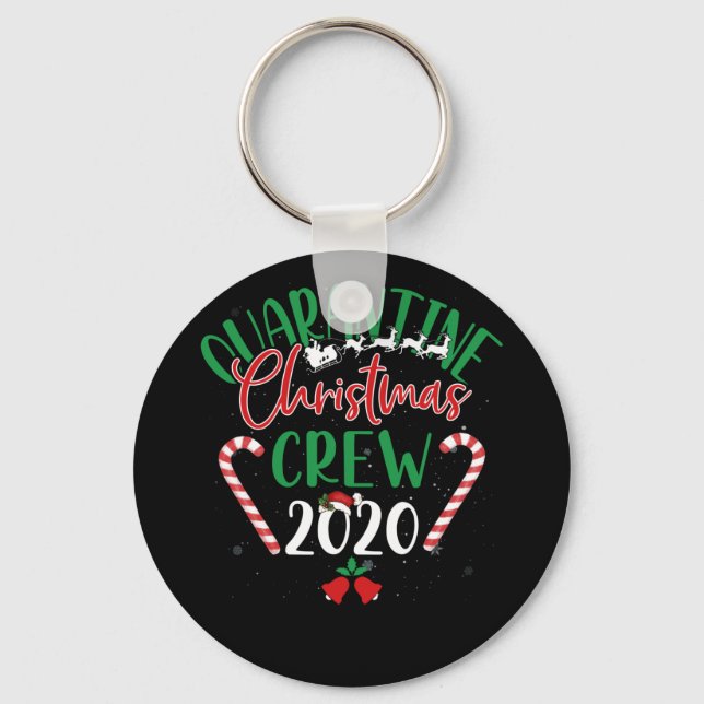 Llavero Navidades de cuarentena Crew 2020 Red Green Style (Anverso)
