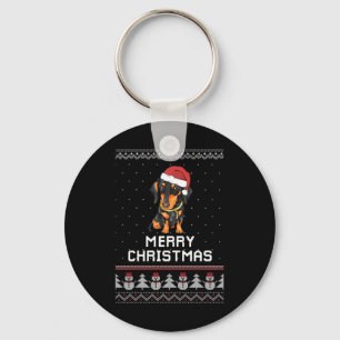 Llavero Navidades de Dachshund
