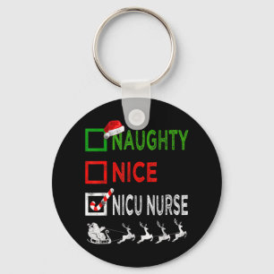 Llavero Navidades de enfermería de Nicu Naughty Pajamas Fu