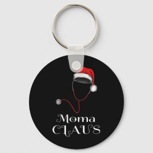 Llavero Navidades de enfermería Moma Claus Matching Pajama