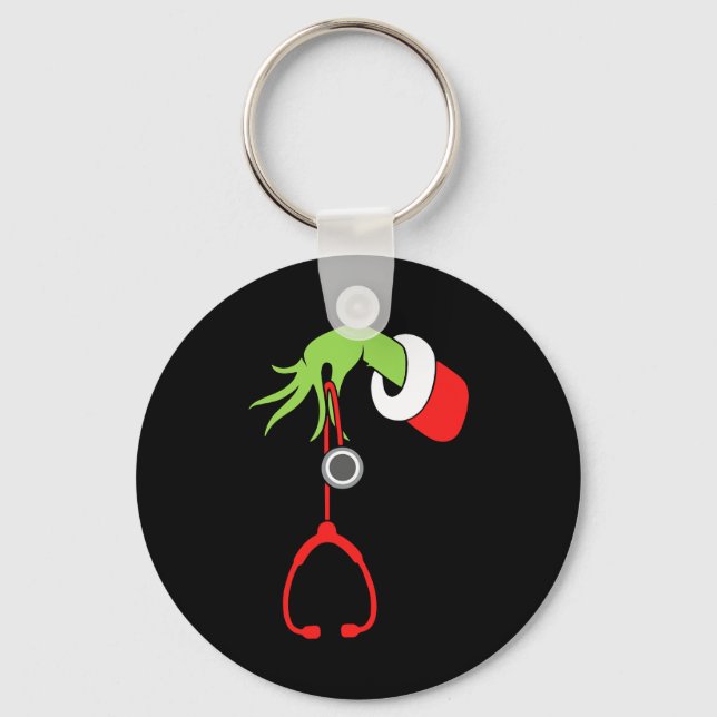 Llavero Navidades de enfermería Stethoscope Enfermeras de  (Anverso)