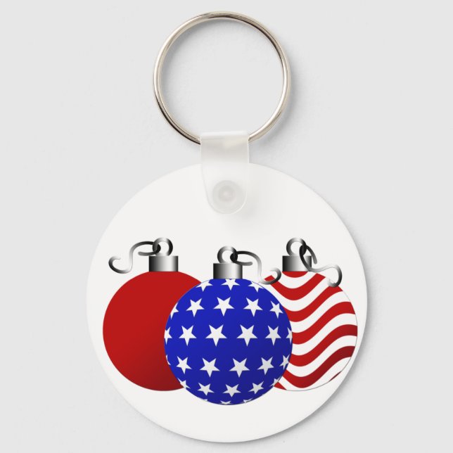 Llavero Navidades de Estados Unidos (Anverso)