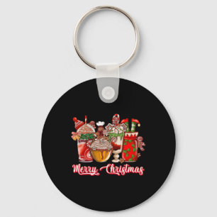 Llavero Navidades de galletas con pan de jengibre tazas de