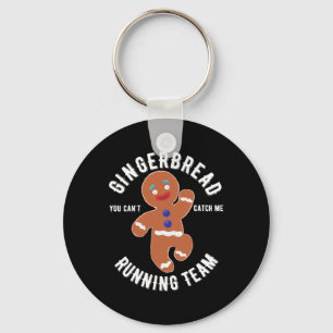 Llavero Navidades de Gingerbread Running Team Fun Gingerbr