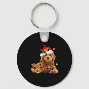 Llavero Navidades de Goldendoodle