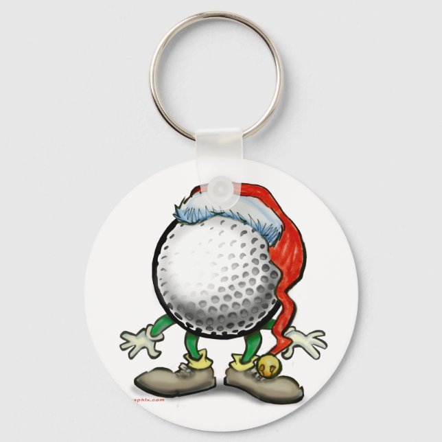 Llavero Navidades de golf (Anverso)