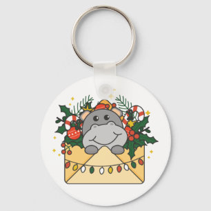 Llavero Navidades de Hippo Carta Animales de Invierno Hipp