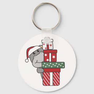 Llavero Navidades de Hippo dan a los animales de invierno