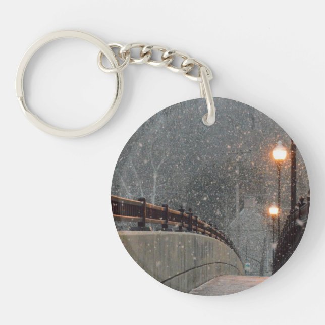 Llavero navidades de invierno 86 (Frente)