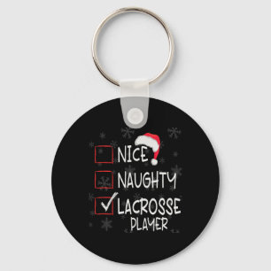 Llavero Navidades de la lista de jugadores de Nice Naughty