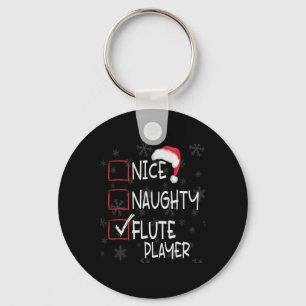 Llavero Navidades de la lista de jugadores de Nice Naughty