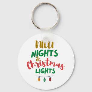 Llavero Navidades de la NICU Noches y Navidades Luces