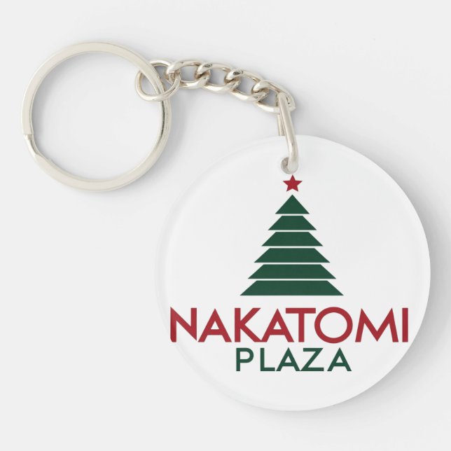 Llavero Navidades de la plaza Nakatomi (Frente)